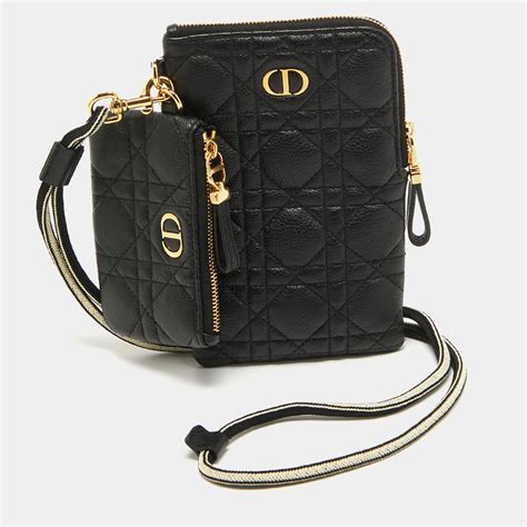 dior caro zipped pouch with chain price|Dior caro multifunctional pouch.